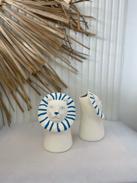 Lion Head Vase