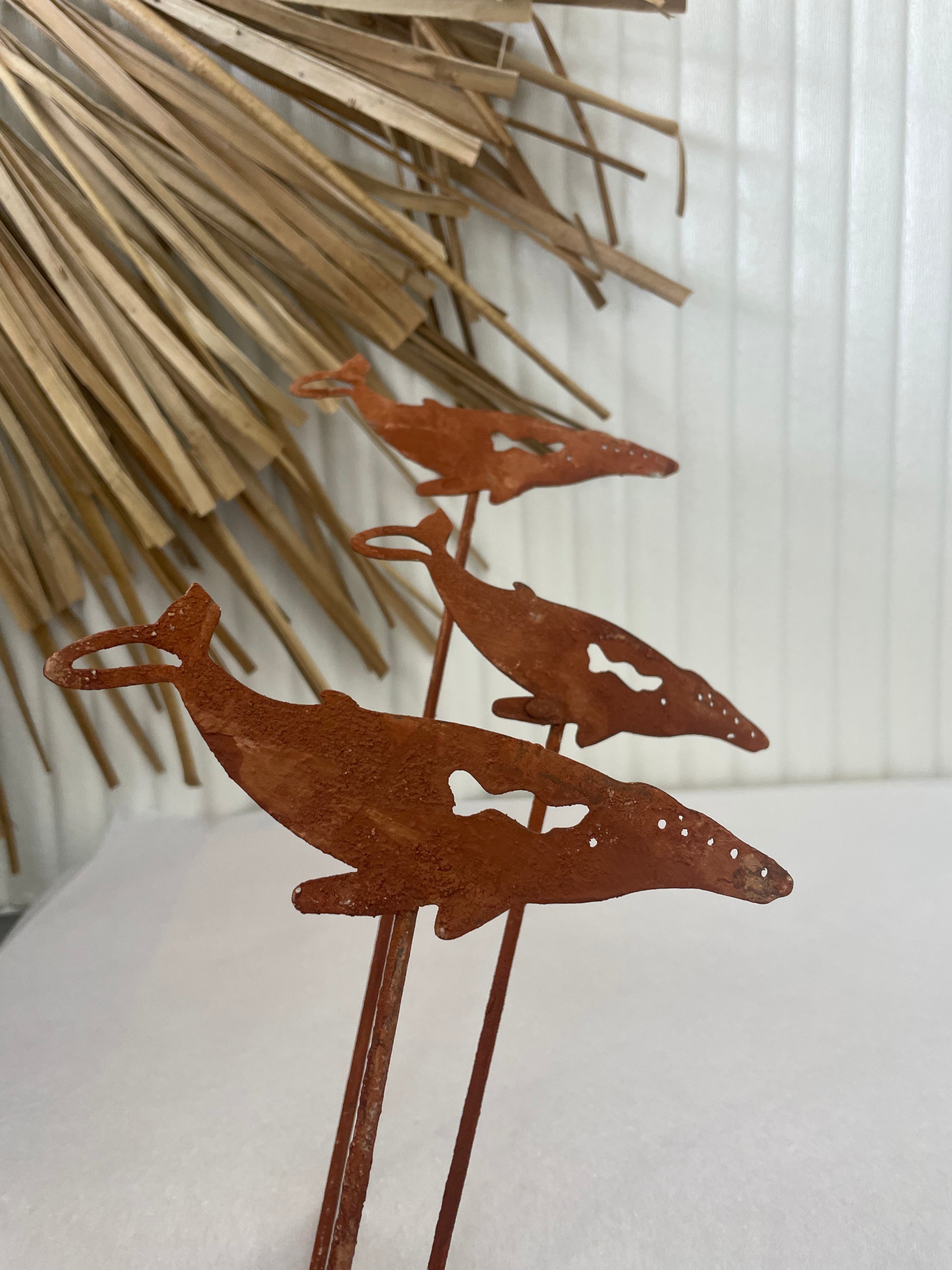 Whale garden stake the sea merchant